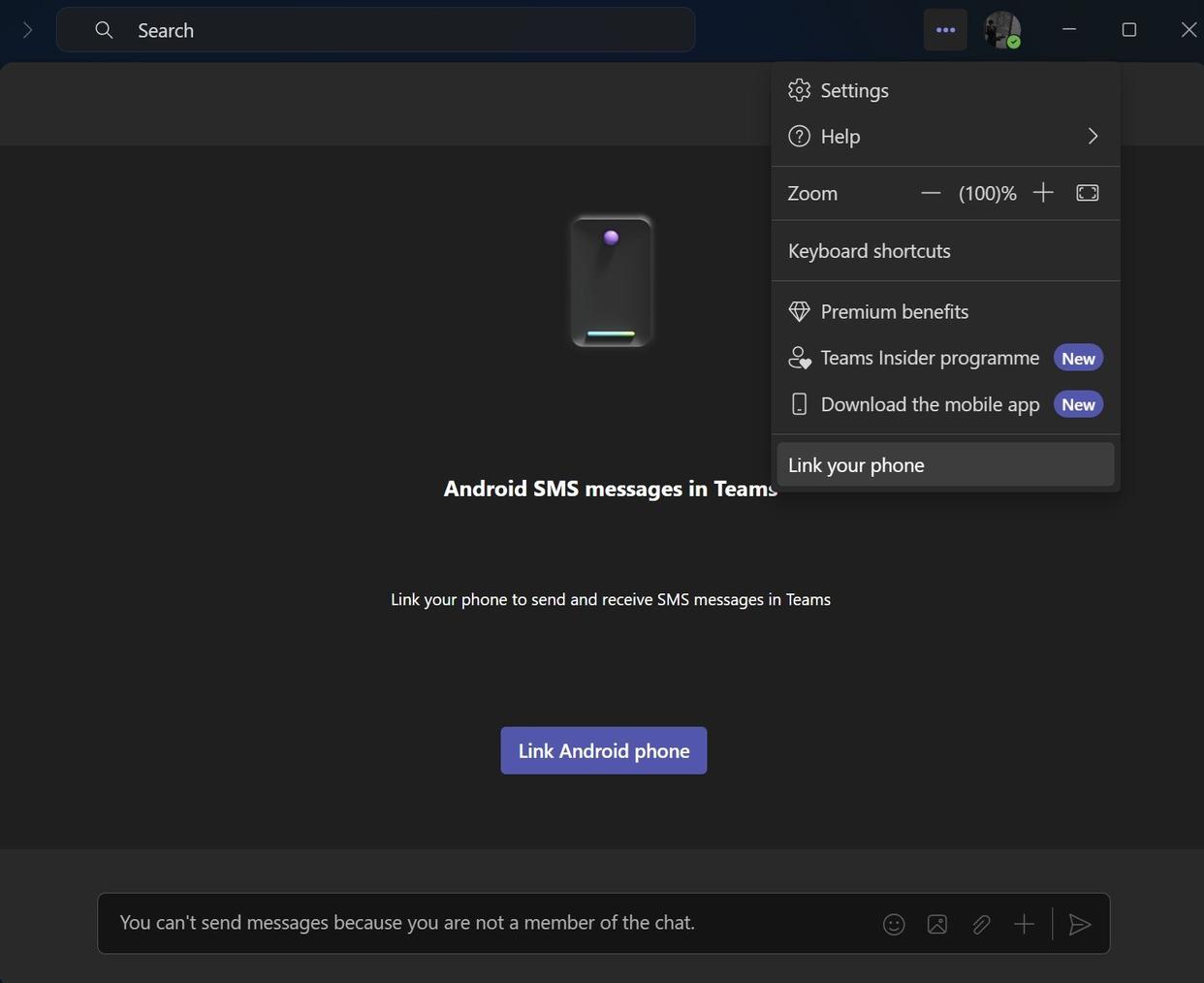 微软 Teams 四月停用“Link your phone”功能